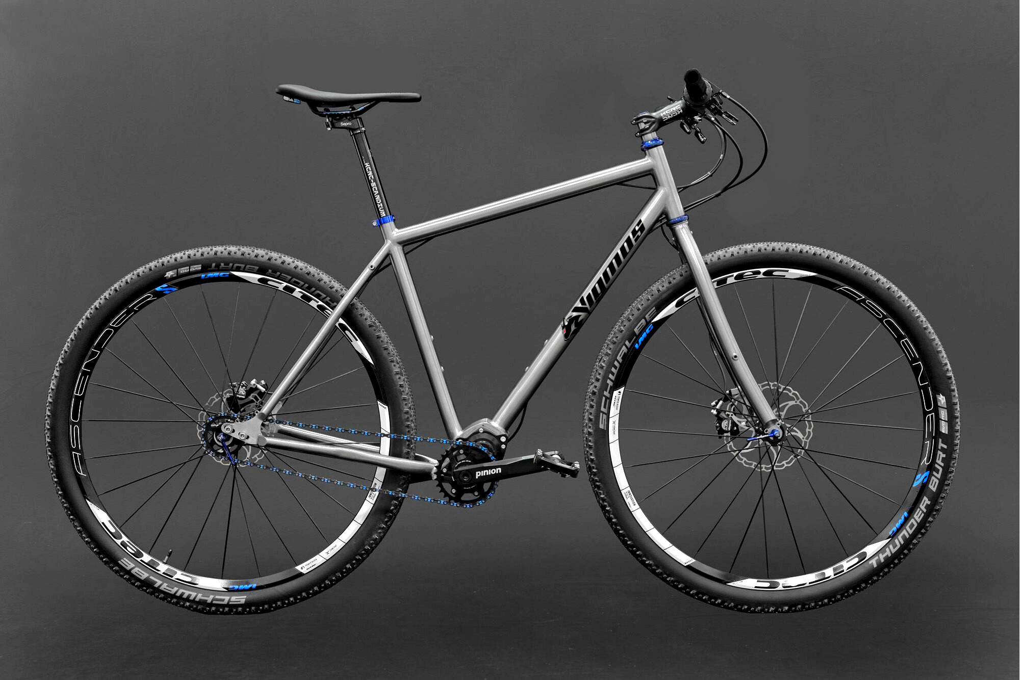 Titan MTB-Titan-Bike gefertigt von vigmos.de dem individuellen Fahrradbauer von Titanbikes in Leipzig